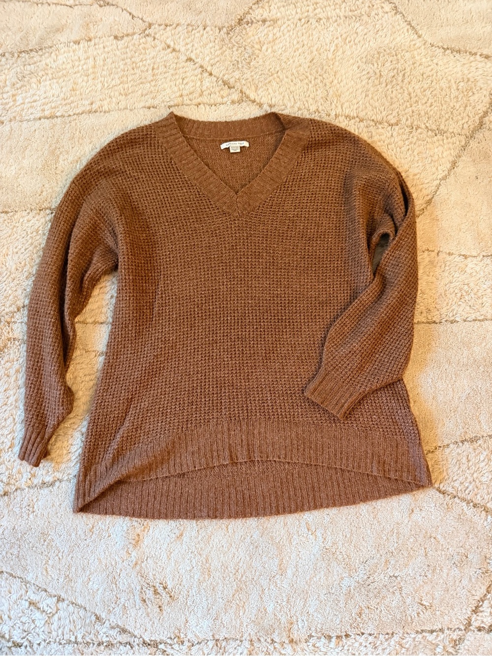 Cozy V-Neck Knit Sweater